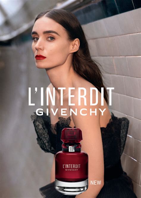 pub givenchy actrice|givenchy l'interdit rouge.